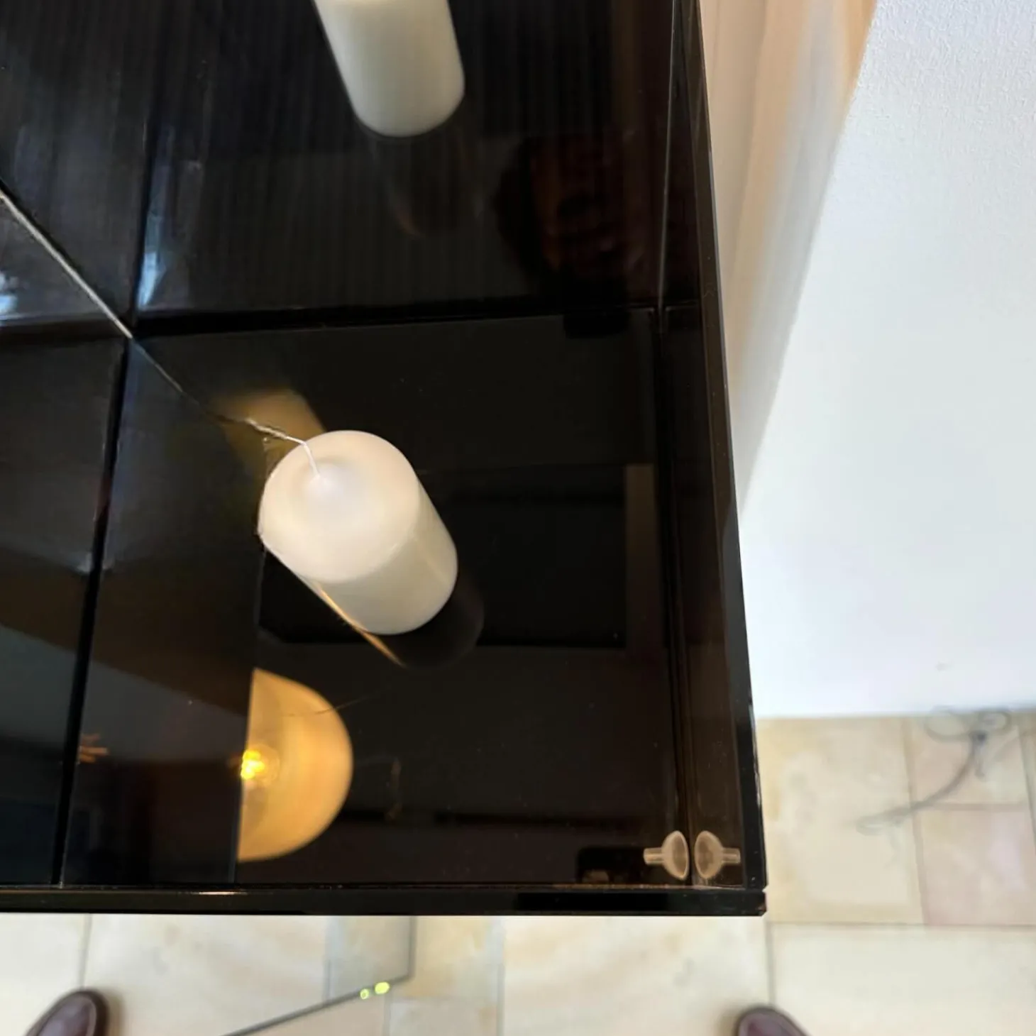 Säule Malou Rauchglas (1 Stück)