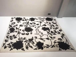 Teppich Carpetence Handgeknüpft Metok 1 Yin Yano 100 Beige Schwarz Mit Seide
