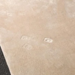 Teppich CK Pentagon 296 Platin Grau Beige Handgetuftet Naturfaser Bambusseide Mit Baumwollrücken