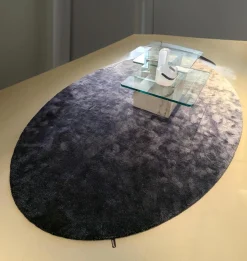 Teppich Cosby Oval DeViant Blue Blau Violett Weiß