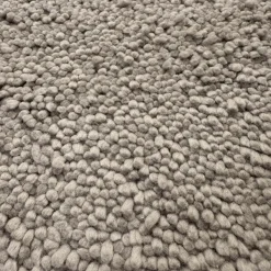 Teppich Dew Schurwolle Handgetuftet Ecru Grau