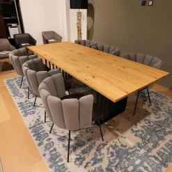 Teppich Disha Schurwolle Pflanzenfasern Stoff Ascot Creme Weiß Hellblau Handgeknüpft Ohne Tisch Sowie Ohne Stühle