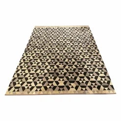 Teppich Hex Hex Black Schwarz Beige Braun