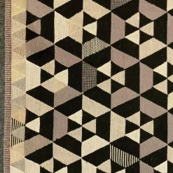 Teppich Hex Hex Black Schwarz Beige Braun