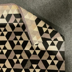 Teppich Hex Hex Black Schwarz Beige Braun