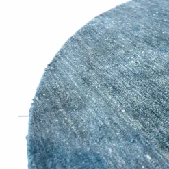 Teppich LiveGrid Bambus Seide Atlantic Deep Blau