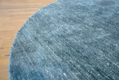 Teppich LiveGrid Bambus Seide Atlantic Deep Blau