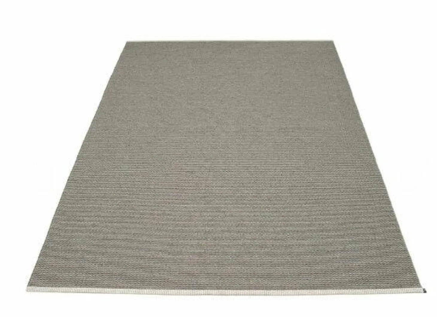 Teppich Mono Kunststoff Warm Grey Charcoal Grau 180x300
