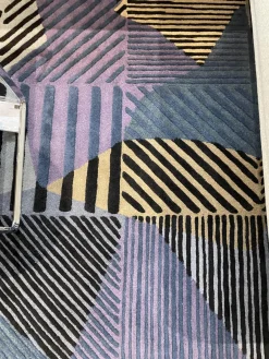 Teppich Prisme Nuit 200 x 300 Handgetufted 100% Wolle