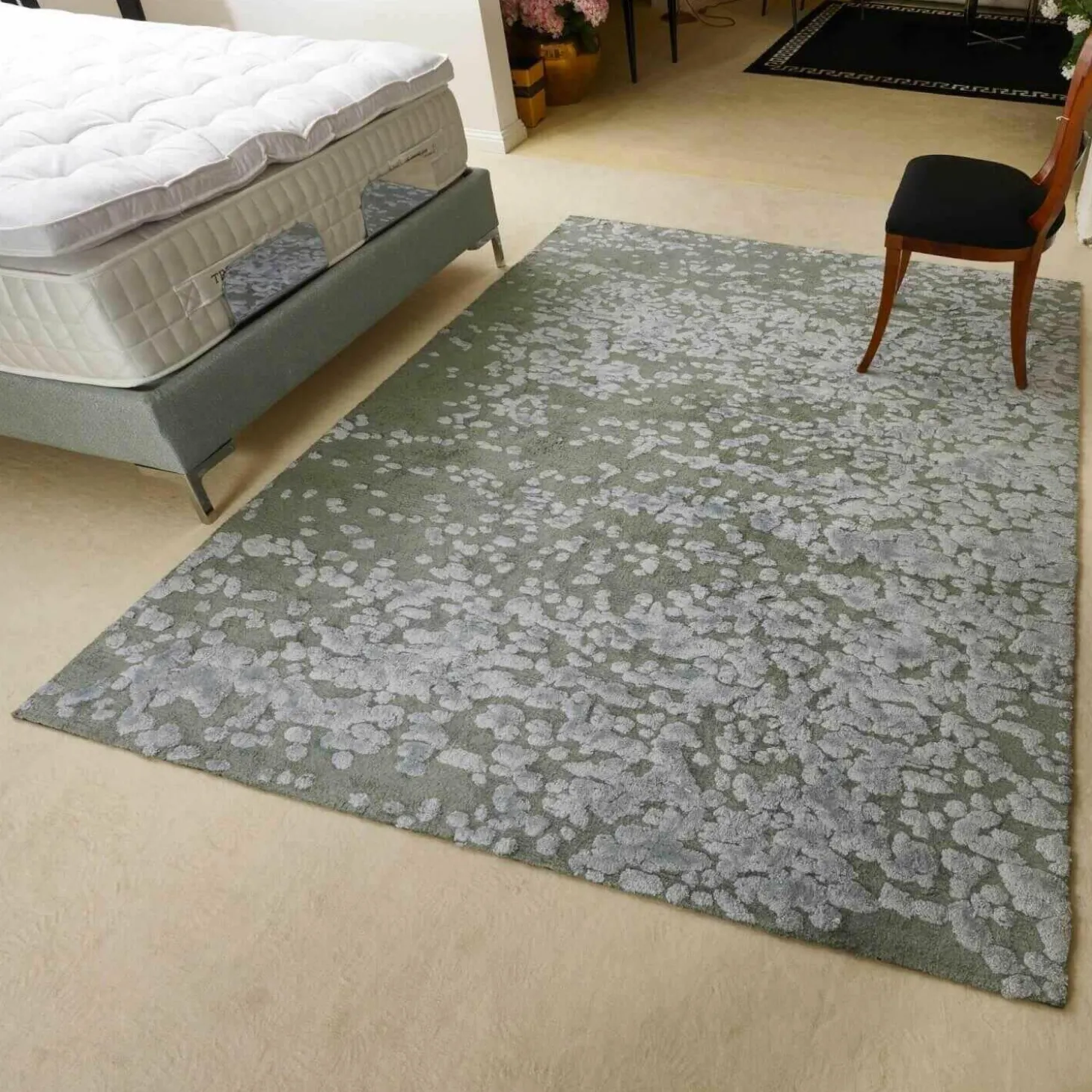 Teppich Secrets-Lake Leinen Viskose Handgewebt Farbe 927/8259 und 927/8150