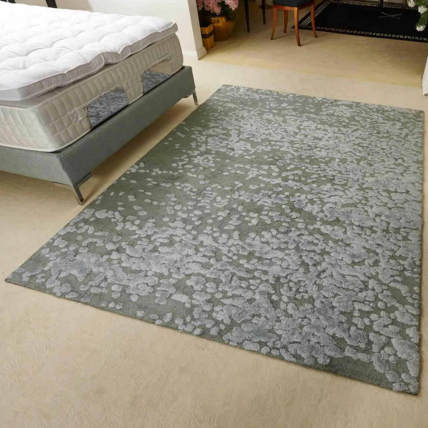 Teppich Secrets-Lake Leinen Viskose Handgewebt Farbe 927/8259 und 927/8150