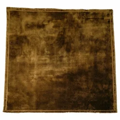 Teppich Venezia 220x220 Senf Gelb Braun Eukalyptus