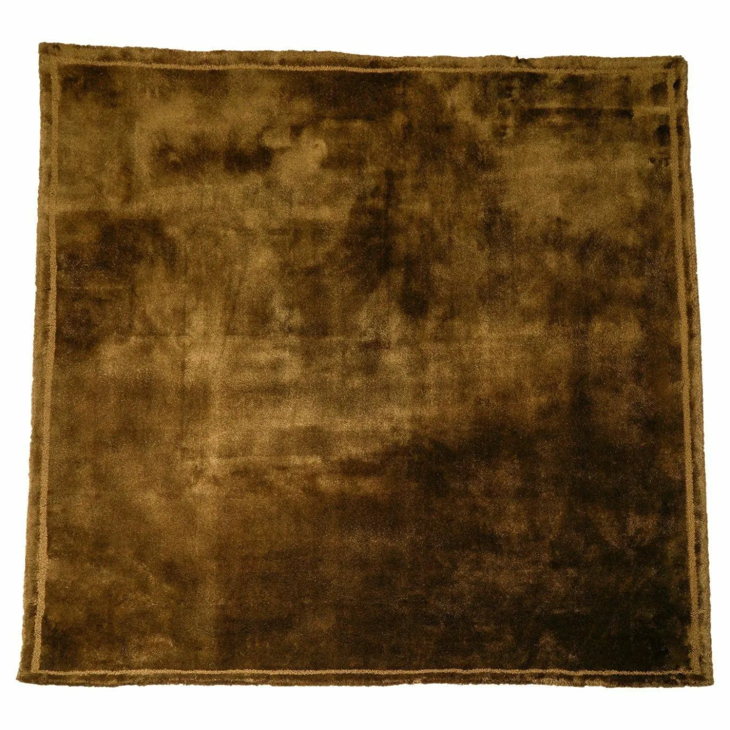 Teppich Venezia 220x220 Senf Gelb Braun Eukalyptus