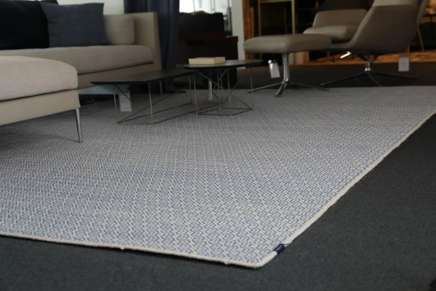 Teppich Wild Pitch Stoff White & Blue 4226