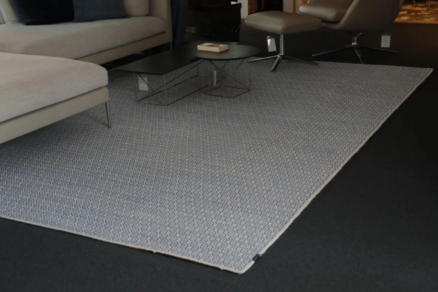 Teppich Wild Pitch Stoff White & Blue 4226