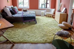 Teppich 400x280 Bravoure 60 Wolle Hellgrün