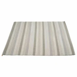 Teppich 170x240 Happy Harmony 8001 Beige Creme Wolle mit Leinen Gewoben