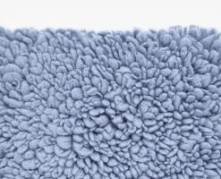 Teppich 190x190 March Schurwolle Eisblau