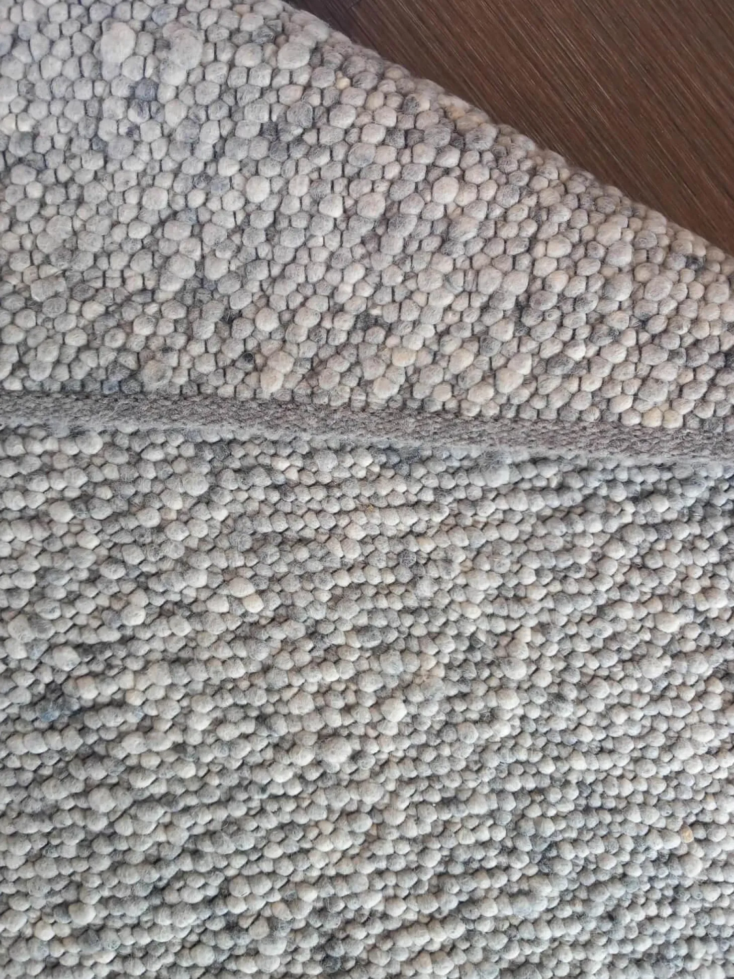 Teppich 350x250 Orlando Pamir Schurwolle Grau