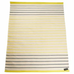 Teppich 170x240 Poppy Gelb Beige 2312 Neuseelandwolle Leinen Handgewebt