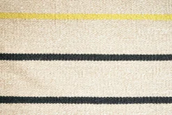 Teppich 170x240 Poppy Gelb Beige 2312 Neuseelandwolle Leinen Handgewebt