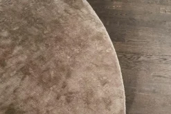 Teppich 280x280 Solution T Thyme Beige-Grau Tencel Lyocell