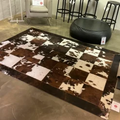 Teppich 180x240 Tricolor Kuhfell