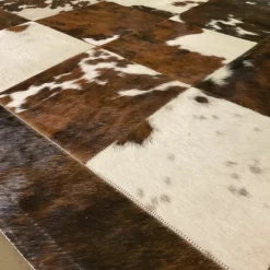 Teppich 180x240 Tricolor Kuhfell