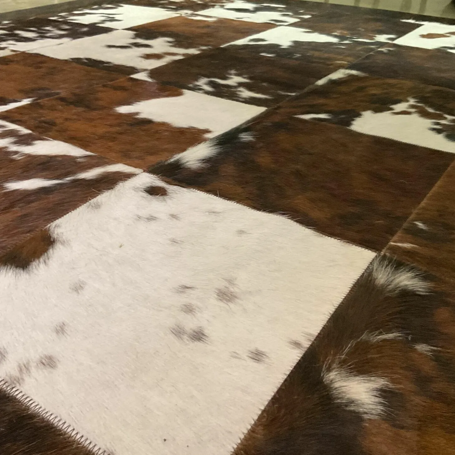 Teppich 180x240 Tricolor Kuhfell