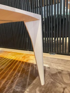 Tisch Delta Esche Natur Massivholz Geölt Beige Weiß