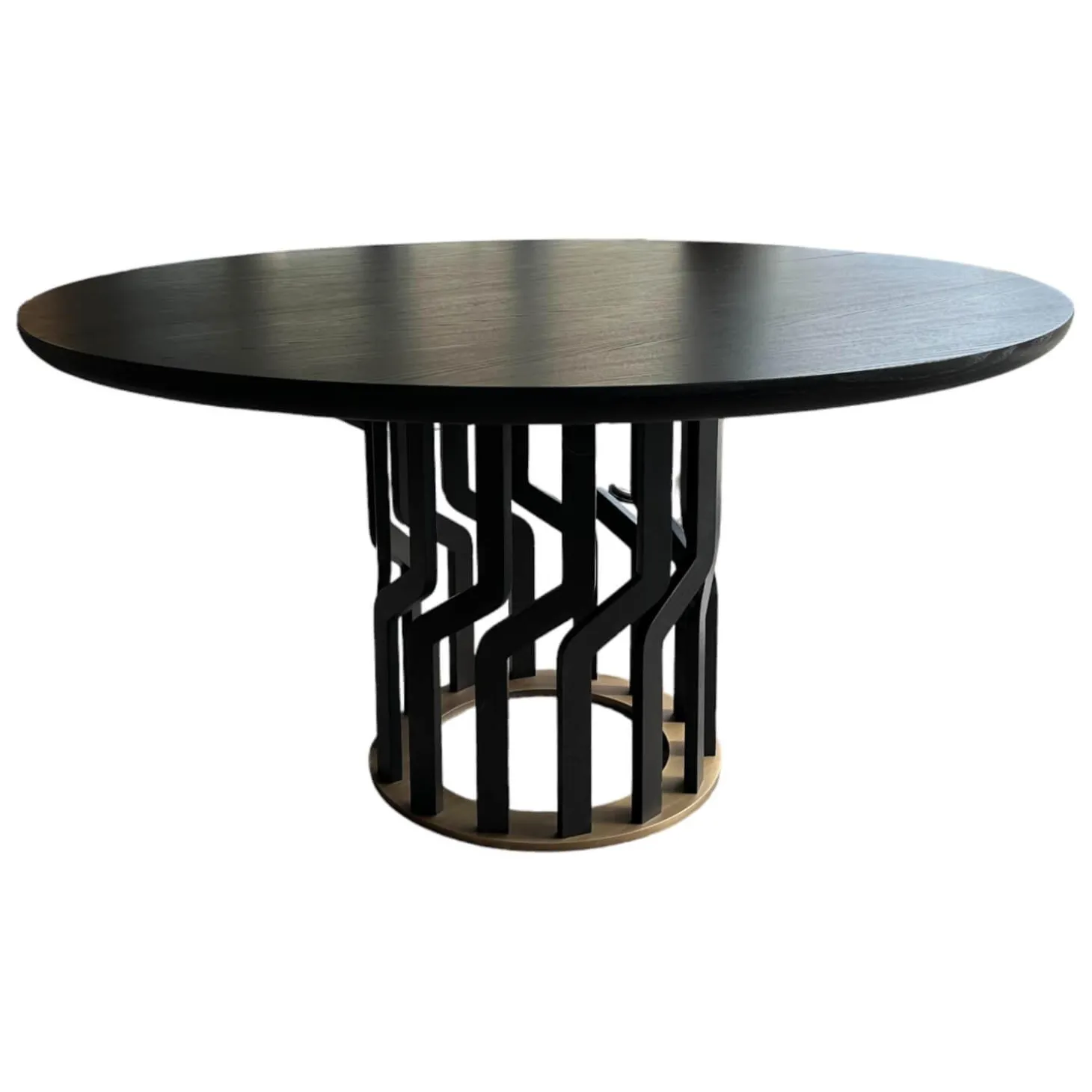 Tisch Intreccio 950 TC1 Esche Schwarz Gebeizt