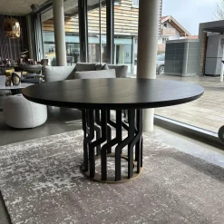 Tisch Intreccio 950 TC1 Esche Schwarz Gebeizt