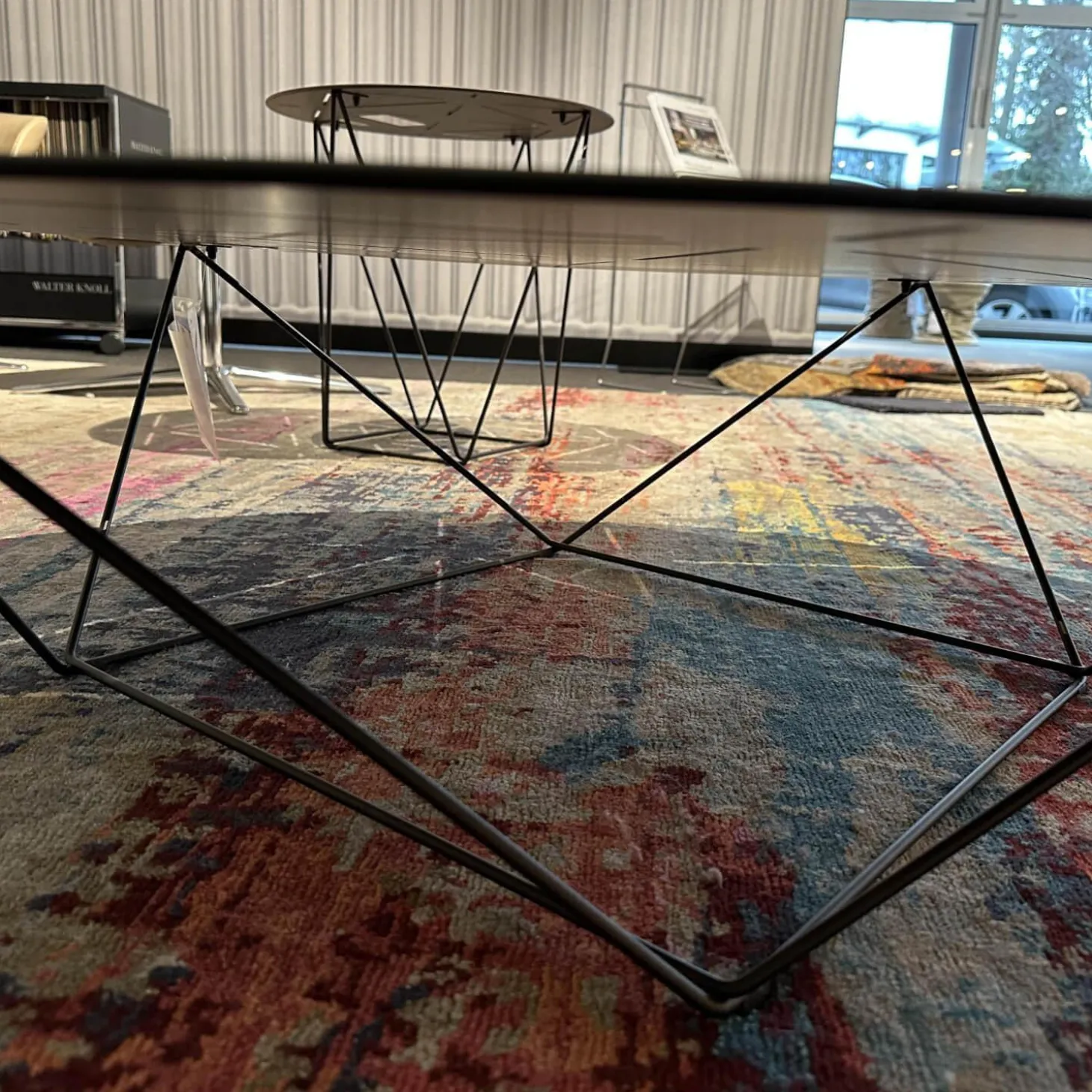 Tisch Joco 130 T2 Matt Pulverbeschichtet Bronze Mit Kunststoffgleitern