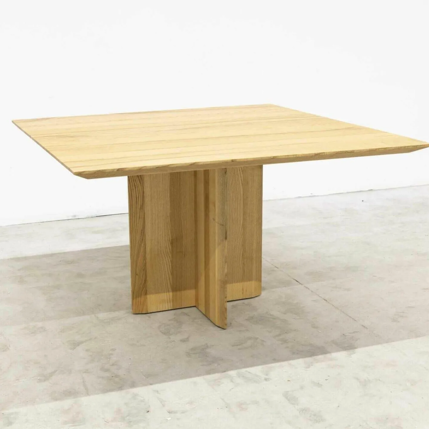 Tisch Kernesche Natur Mit Kreuzfuß