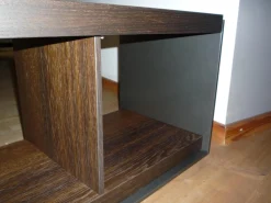 Tisch Konsole Sideboard Surface TSF 150 A Räuchereiche Nickel Bronze Lackiert