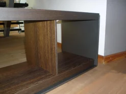 Tisch Konsole Sideboard Surface TSF 150 A Räuchereiche Nickel Bronze Lackiert