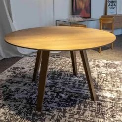 Tisch Maverick Massivholz Eiche H08 Grau Geölt