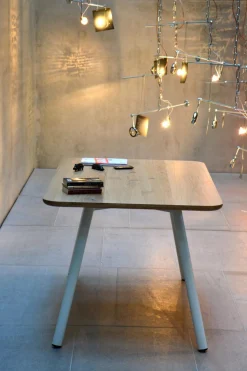 Tisch Morador Eiche mit Echtholzfurnier