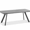 Tisch Noah Gestell Stativprofil Aluminium Pulverbeschichtet Anthrazit Tischplatte
