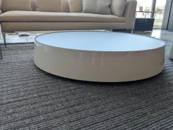 Tisch Planck 1322L Perlweiß Lack Glänzend