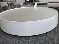 Tisch Planck 1322L Perlweiß Lack Glänzend