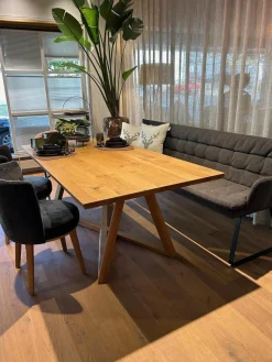 Tisch Polo Platte Pure Natural Eiche Massiv Natur Geölt Ohne Stühle Ohne Bank