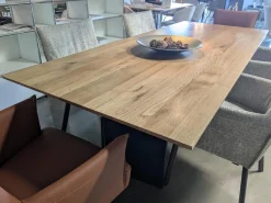 Tisch Rewood Line Eiche mit Knoten Geölt