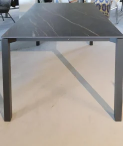 Tisch Rio Platte Fm-Ceramtop Marrone 87 Gestell Aluminium Anthrazit Pulverbeschichtet