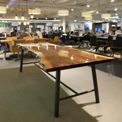 Tisch Tane Brown Platt Expoy Noten Noes Gestell Feinstrukur Braun Kohl