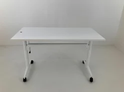Tisch Timetable Lift 615/11 Platte Schichtstoff 24 Weiß Hochglanz Gestell Weiß Beschichtet Höhenverstellbar