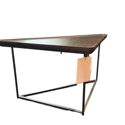 Tisch Torei Platte Holz Gestell Schwarz