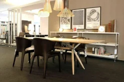 Tisch X2 Esche Ohne Braunkern Brettverleimt Natur Geseift