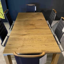 Tischgruppe Esstisch Multiflex Eiche Anziano Stuhl Lilli Tritex Basalt