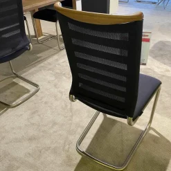 Tischgruppe Esstisch Multiflex Eiche Anziano Stuhl Lilli Tritex Basalt